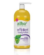Alba Botanica Very Emollient Body Lotion Unscented 32 oz Lotion - £17.88 GBP