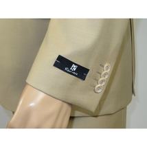 Men Renoir Suit Separate Super 140 Wool Two Button Classic Fit 508-4 Beige New image 12