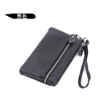 Handbag for Women Genuine Leather Key Case Lichee Pattern Cellphone Pouch Clutch - £18.82 GBP