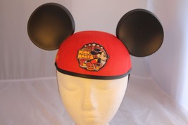 New Disney Theme Parks Kids Races Hat With Mickey Ears RunDisney 2018 Red - £12.59 GBP