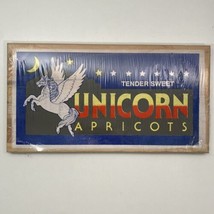 Tender Sweet Unicorn Apricots Graphic Cutting Board 1981 Vtg New - £19.35 GBP