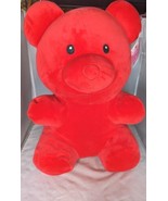 Red Gummy Bear Valentine&#39;s Day Plush Stuffed Animal Big Teddy 15&quot; Love G... - £31.04 GBP