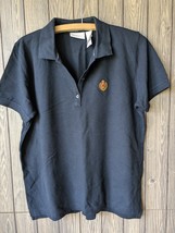 Liz Claiborne LizSport Women&#39;s Size M Pullover Short Sleeve Polo Shirt B... - $12.34