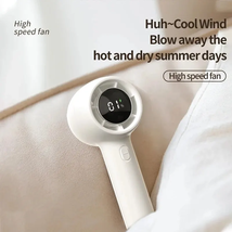 Portable Handheld Fan Mini Desktop Fans with LED Digital Screen USB Char... - $24.11+