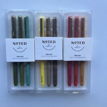 Noted by Post it 3 Pack Felt Tip Pen Assorted Colors 3 Pack total - £13.64 GBP