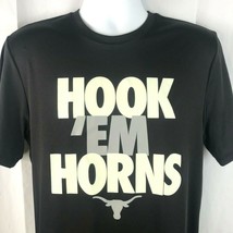 UT University of Texas Hook Em Horns Performance T-Shirt sz Medium Mens CoolDri - £13.85 GBP