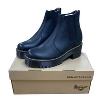 Dr. Martens Women&#39;s Rometty Platform Chelsea Boots -Black Burnished Wyom... - £62.77 GBP