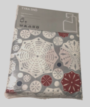 $35 Ikea Tyra Sno Nomura Quilt Cover Twin Size Pillowcase 500.968.68 Duvet New - £22.98 GBP