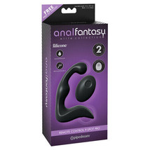 Pipedream Anal Fantasy Elite Collection Vibrating Remote Control P-Spot Black - £59.37 GBP