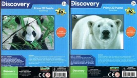 Discovery -  Prime 3D 50 Pieces Jigsaw Puzzle (Set of 2) v3 - £12.65 GBP