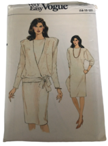 Vogue Sewing Pattern 9036 Straight Dress and Top Outfit 14 16 18 Vintage Uncut - £3.94 GBP