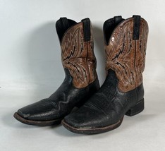 Ariat Arena Rebound Embroidery Square Toe Mens elephant print Boots Size 9.5 D - £51.43 GBP