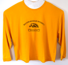 Freestyle Western Michigan University Broncos Long Sleeve Mens Yellow Shirt XXL - £31.43 GBP