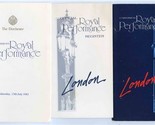 The Dorchester London Royal Performance Menu Register &amp; London Guide 1983 - $27.72