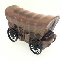 1974 Metal Banthrico Pioneer Piggy Bank Covered Wagon -Sunwest Bank  Albuquerque - £35.03 GBP