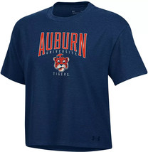 Under Armour Women&#39;s Auburn Tigers Navy All Day T-Shirt Cropped Boxy Siz... - €21,21 EUR