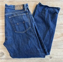 Polo Ralph Lauren Jeans Men 35 (Actual Waist 38) x30 Thompson Relaxed Blue Denim - £38.83 GBP