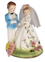 Josef Originals Wedding March Bride Groom Music Box Figurine HTF - $132.00
