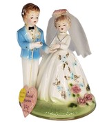 Josef Originals Wedding March Bride Groom Music Box Figurine HTF - £105.12 GBP