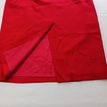 Vintage Stella Louise for KB Womens Red Maxi Pencil Skirt With Zip & Slit Sz 20W image 6