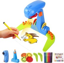 Kids Projection Drawing Sketcher Smart Drawing Projector Toy with 32cart... - $76.74