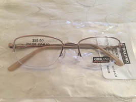 Kirkland Signature 868304 Light Peach CORALVILLE Eyeglass Frames 1111 ITALY  - £46.97 GBP