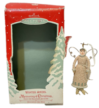 VTG Hallmark Keepsake Ornament Winter Angel 2002 Memories of Christmas Chalkware - £13.23 GBP