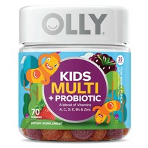 Olly Kids Multi + Probiotic 70 Gummies Multivitamin Vitamin A C D E Bs Zinc.. - £23.73 GBP