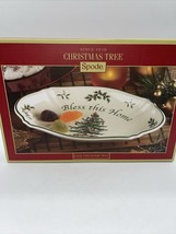 SPODE Bless This Home Tray Oval Serving Plate 11&quot; x 7&quot; NEW box - £14.17 GBP