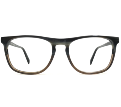 Warby Parker Eyeglasses Frames MADOX 125 Clear Brown Gray Horn Round 55-18-145 - £52.14 GBP