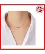 Elegant 3 Pearl Aquamarine Choker Necklace - Adjustable Sterling Silver ... - $44.06 CAD