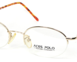 ACES POLO B98Z19 C1 GOLD EYEGLASSES GLASSES METAL FRAME ACESPOLO 47-18-1... - $51.30