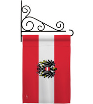 Austria W Eagle Garden Flag Set Nationality 13 X18.5 Double-Sided House Banner - £21.90 GBP