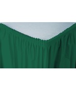 Creative Converting Plastic Table Skirt, 21.5-Feet, Hunter Green - $14.70