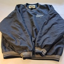 North End Hawkeye Food Distribution Men's Blue Sweater Jacket Employee Size XL image 2