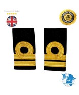 Epaulette Merchant Navy Second Officer Second Mate Deck Slip On Curl 1 Bar. - £13.21 GBP