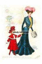rp10657 - Ladies &amp; Girls Fashion from 1902 - ideal to frame - print 6x4 - $2.95