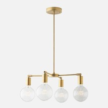 Brass Chandelier 4 Holder Ceiling Light Royal Classic Pendent Decorative... - $156.34