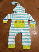 Unisex One Piece Hooded Sleeper ~ Size 0-3 Months - $8.90