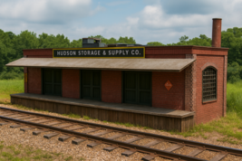 Hudson Storage &amp; Supply Co. – Trackside Warehouse  1:87th HO Scale KIT - $57.42