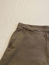 The North Face Shorts Chino Cotton Khaki Flat Front 36 Outdoor Hiking Po... - $22.24