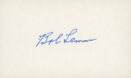 Bob Lemon original signature - £79.83 GBP