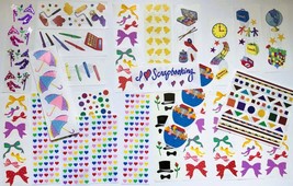 Creative Memories Scrapbooking Stickers Large Lot Hears, Bows, Shapes &amp; ... - $8.55