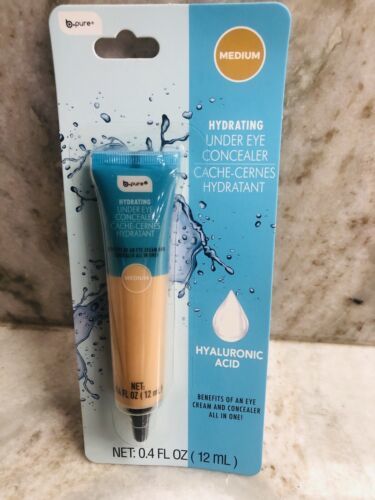 Primary image for b-pure Hydarating Under Eye Concealer W/ Hyaluric Acid-All in One:0.4 floz.Med.