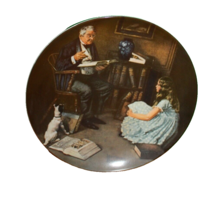 Norman Rockwell The Storyteller Knowles Collector Plate Heritage True Classic - £19.35 GBP