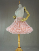 PINK Tiered Tutu Tulle Skirt Outfit Women Plus Size Puffy Mini Ballet Skirt image 8