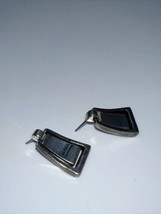 Chicos Silver Tone Moveable/Dangle Type Earrings Fun Symmetrical - £5.57 GBP