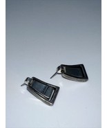 Chicos Silver Tone Moveable/Dangle Type Earrings Fun Symmetrical - £5.49 GBP