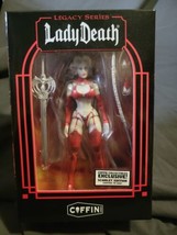 Lady Death 6&quot; Action Figure • Coffin Comics • Legacy Series - Scarlet/Red - £94.32 GBP
