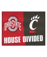 House Divided - Ohio State/University of Cincinnati Mat 33.75&quot;x42.5&quot;  - €56,18 EUR